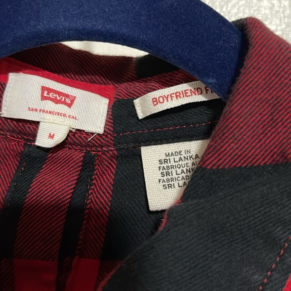 Levis Buffalo plaid button up. - Picture 2 of 4